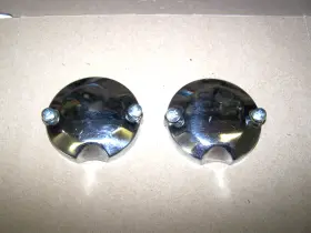 5v4-11158-00-00 Yamaha Xs650 Twin Special Breaker Covers Nice Chrome Fit 1969-1983 With Screws