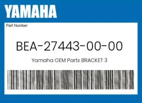 Bea-27443-00-00 Yamaha Genuine Bracket 3 -