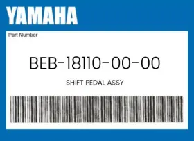 Beb-18110-00-00 Yamaha Genuine Shift Pedal Assy -