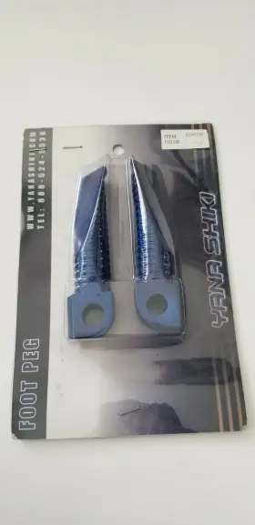A2867bu Yana Shiki New Billet Aluminum Foot Pegs - Blue Kawasaki Ninja
