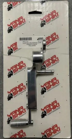 A4214 Yana Shiki 2004-2006 Yamaha Yzf R1 Adjustable Rear Brake Pedal Lever