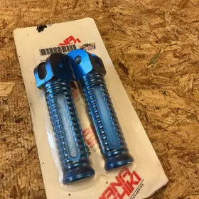 A4407bu Yana Shiki Ca4407 Front Foot Pegs Blue Aluminium Kawasaki Zx-10r 11 And Up