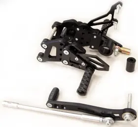 Rs4054b Yana Shiki Rear Set 08 - 2018 Honda Cbr 1000 Rr Black Cnc Machined Billet Aluminum New Usa