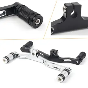 Yfoutlet 512300721825 Cnc Front &rear Gear Shifter Lever For Harley Dyna 91-17 Fxd With Mid-control Moto