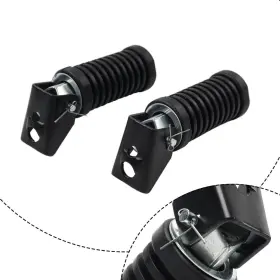 Yfoutlet 550746181018 Motorcycle Pit Dirt Bike Folding Foot Pegs Rear Set Pedals Passenger Footrest