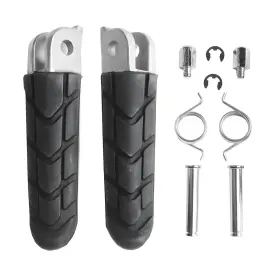 Yymoto 779776913332 Motorcycle Front Foot Pegs Fits For Honda Vfr800 03-10 Cbr600 98-02 Vtr250 19