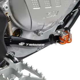 9htvhnvfv3 Zeta High Performance Products Forged Trigger Foot Brake Pedal Orange For Ktm 150 Exc 11-15
