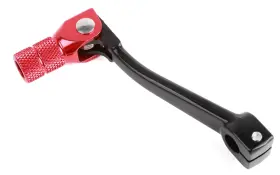 Ze90-4502 Zeta Forged Shift Lever With Red Tip For 04-17 Honda Crf50f Crf70f