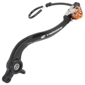 Ze90-7413 Zeta Manual Switch Brake Pedal - Orange