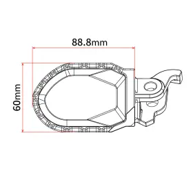 Ze93-2610 Zeta Max Footpegs - Ze93-2610 Zeta Max Footpegs -