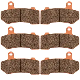 Zinger Auto Parts 749390731711 Brake Pad For Harley Davidson 08-22 Flhr Road King Flhx Street Glide 0