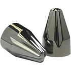 Ciro Caps FLUTED1/4" Black Chrome 70017 New. Price: $26.55.