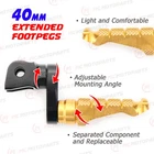 For Triumph Speed Triple 1050 / 11-18 Mccp 40MM Extended Gold Front Foot Pegs New. Price: $65.29.
