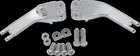 Drag Specialties Chrome Rear Passenger Footpeg Mount Kit Brackets Pair 1620-0759 New. Price: $206.98.