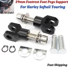 2X 29MM Aluminum Foot Pegs Support Mount Clevis Black For Harley Softail Touring New. Price: $12.63.