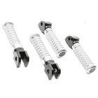 M-grip Silver Front Rear Foot Pegs For GSX-S750 17 18 19 20 21 22 New. Price: $84.85.