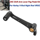Black Brake Arm Lever Peg Pedal For Harley Night Special Vrscdx V-rod Muscle New. Price: $60.99.