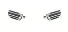 Kuryakyn 4425 Chrome Pilot Foot Pegs With Harley Male Mount Adapters New. Price: $114.99.