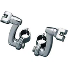 Kuryakyn 7986 Longhorn Chrome Offset Peg Mounts With 1-1/4" Magnum Quick Clamps New. Price: $186.89.