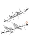 Triumph T2082102 - Genuine Oem Front Footrest Assembly, Left Hand (lh) New. Price: $68.09.