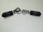 Harley-davidson Streamliner Chrome Footpegs W/ Billet Highway Mounts Used. Price: $89.95.
