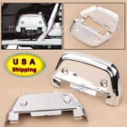 Chrome Passenger Footboard Floorboard Covers For Harley Touring Road Glide 87-UP New. Price: $43.64.