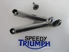 Triumph Daytona 675 Front Left Footrest Hanger Plus Bolt 2006 T2082066 Used. Price: $36.69.