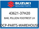 Suzuki Oem Part 43621-37H20 Bar,pillion Footrest Lh New. Price: $38.02.