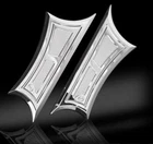 Rc Components Chrome Velocity Series Driver Floorboards For Harley Flh/t & St New. Price: $459.95.
