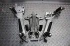 2006 Yamaha FJR1300A Abs Front Foot Rests Pegs Steps Set W/ Both Exhaust Stays Used. Price: $229.99.