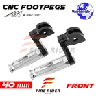 40MM Adjustable Silver Rider Foot Pegs Shinobi For CBR600F (PC41) 12 13 14 15 New. Price: $70.30.