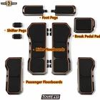 Rider Passenger Floorboards/foot Pegs/shifter/brake/pad Fit For Harley Touring New. Price: $139.99.