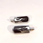 97 Harley Sportster XL883 Hugger Oem Passenger Left & Right Foot Pegs Flame Used. Price: $57.60.