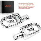 Chrome Mini Rear Passenger Footpegs Floorboards For 2018-2026 Harley Softail New. Price: $39.94.