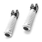 Silver M-grip Anti-slip Front Foot Pegs Set For Suzuki Gsf 650 Bandit 05 06 New. Price: $56.11.
