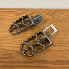 Moose Nd Series Offset Footpegs 1/2" Silver Husqvarna/ktm Used. Price: $80.99.