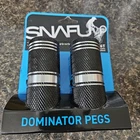 Snafu Dominator Bmx Freestyle Metal Foot Pegs 3/8 26T Black/silver Pro Quality New. Price: $19.99.