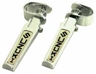 Emgo 50-85403 1" & 1-1/4" Clamp Chrome/gold Designer Suzuki Foot Rest Pegs New. Price: $24.95.