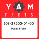 20S-27200-01-00 Yamaha Pedal, Brake 20S272000100, New Genuine Oem Part. Price: $112.55.