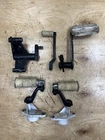 White 1980-1982 Harley Davidson Shovelhead Flt Foot Controls Passenger Pegs Used. Price: $124.99.