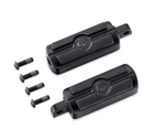 Harley-davidson Black Willie Male Mount Footpegs 50501288 New. Price: $128.97.