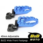 Buzz 40MM Lower Blue Front Wide Footpegs For Suzuki B-king 08-16 15 14 13 12 11 New. Price: $73.55.