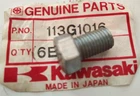 Kawasaki 113G1016 Hex Head Bolt 10X16 MT1 KV75 KZ1300 KXT250 New. Price: $8.98.
