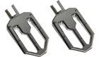 Pro-one Performance V1 Billet Footpeg Chrome Motorcycle Street Bike New. Price: $139.46.