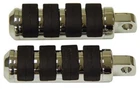 Chrome Male Mount Anti Vibe Footpegs For Harley Chopper Dyna Softail 24068 New. Price: $42.95.