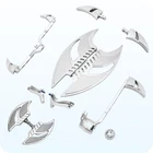 Chrome Blade Floorboards W/brake Shift Levers For Harley Touring 08-13 St Glide New. Price: $269.28.