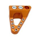 Clean Speed Dropped Brake Pedal Pad Orange For Ktm Husqvarna Gas New. Price: $64.58.