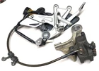 10-13 Honda CBR1000RR Rear Brake Caliper, Master Cylinder, Foot Peg, Bracket Used. Price: $145.00.