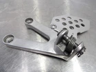03-04 Honda CBR600RR Front Left Foot Peg Bracket W/ Heel Guard 50700-MEE-000 Used. Price: $20.46.