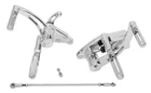 Accutronix Forward Controls With Master Cylinder - Slotted Chrome Motorcycle New. Price: $975.10.